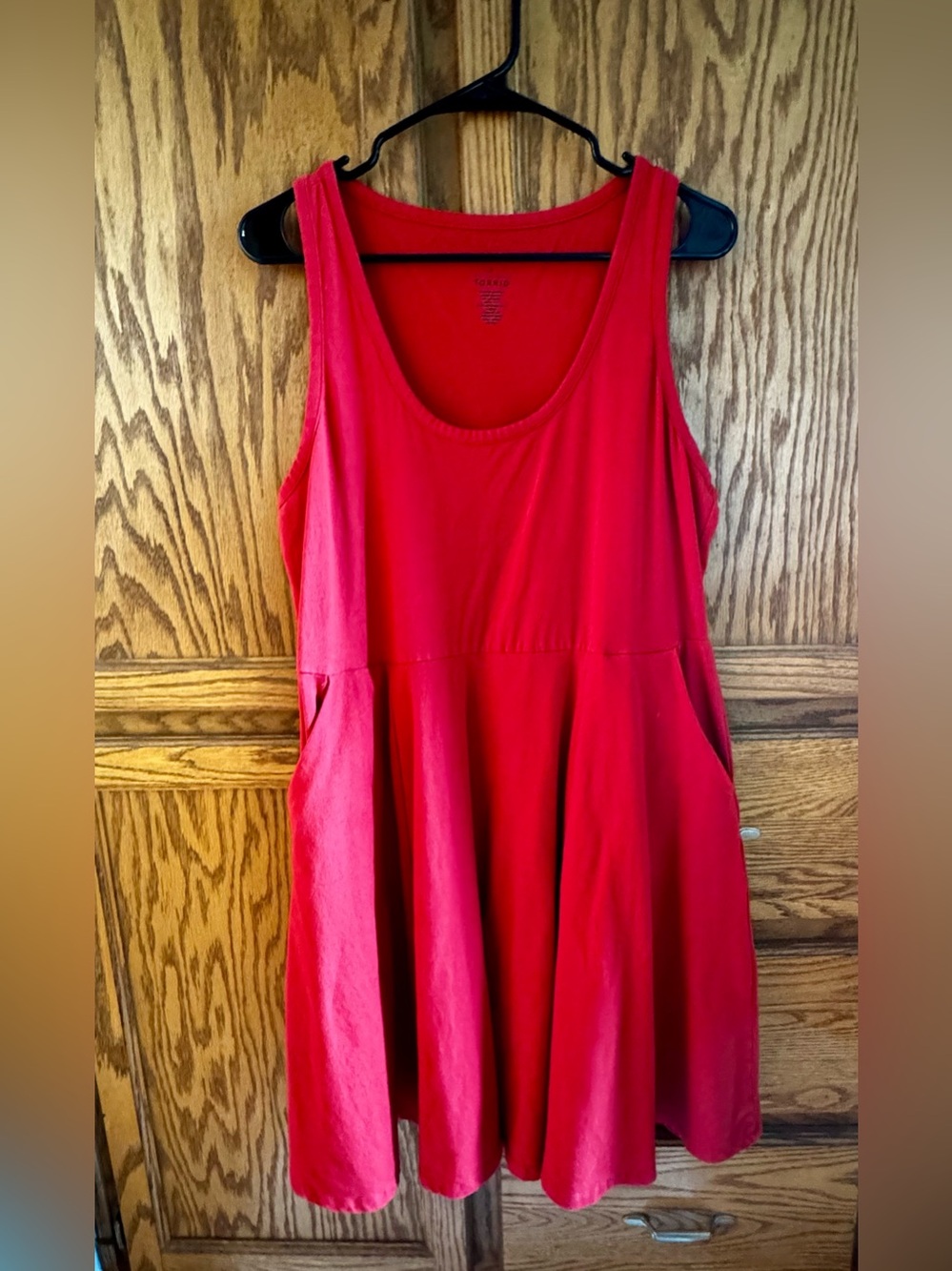EUC Torrid Skater Dress Red Size 2